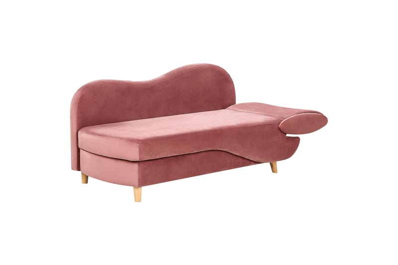 Trehan Schäslong 157 cm Höger - Rosa - Möbler - Vardagsrum - Fåtöljer - Schäslongfåtöljer & divanfåtöljer