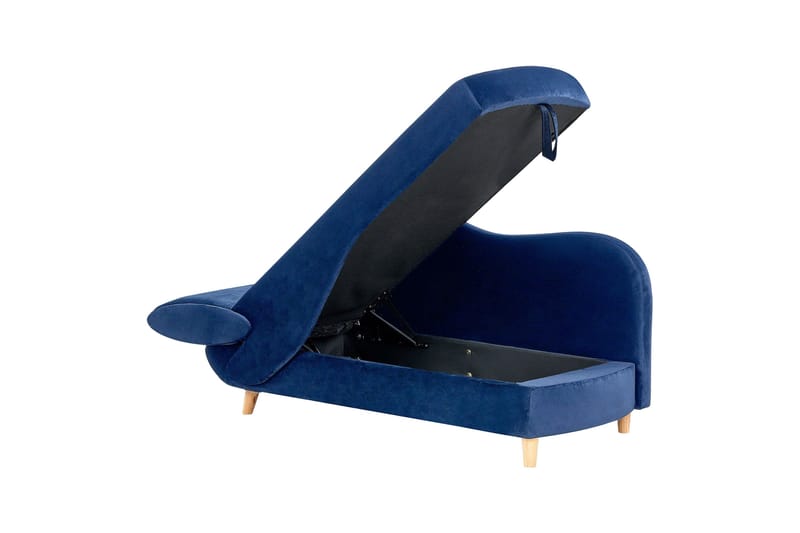 Trehan Schäslong 157 cm Vänster - Blå - Möbler - Vardagsrum - Fåtöljer - Schäslongfåtöljer & divanfåtöljer
