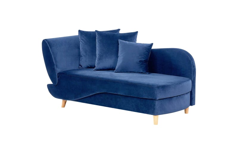 Trehan Schäslong 157 cm Vänster - Blå - Möbler - Vardagsrum - Fåtöljer - Schäslongfåtöljer & divanfåtöljer