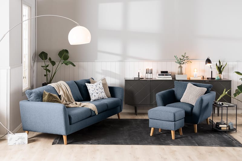 Trend Fåtölj - Blå - Möbler - Vardagsrum - Fåtöljer