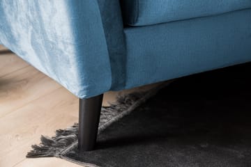 Trend Fåtölj med Fotpall - Midnattsblå - Möbler - Vardagsrum - Fåtöljer - Fåtölj med fotpall