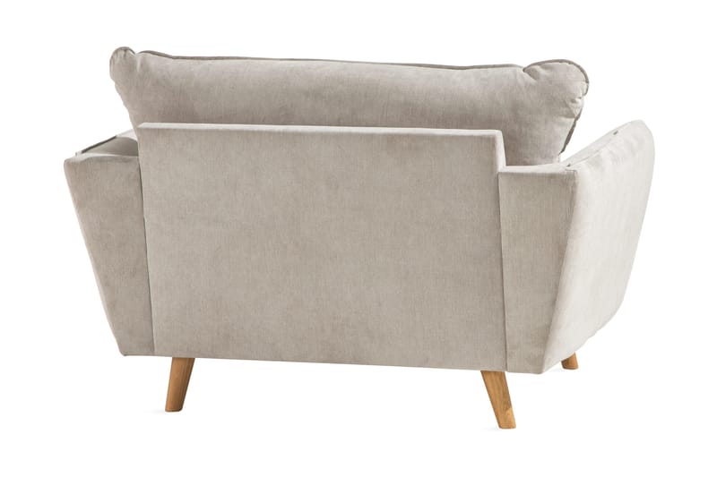 Trend Lyx Fåtölj - Beige/Ek - Möbler - Vardagsrum - Fåtöljer