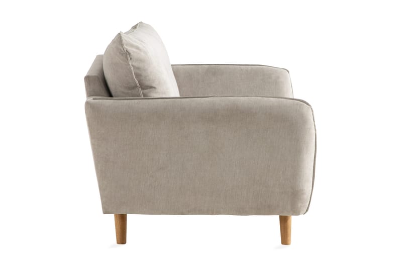 Trend Lyx Fåtölj - Beige/Ek - Möbler - Vardagsrum - Fåtöljer