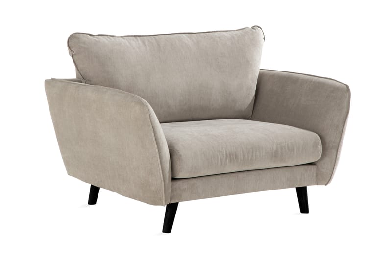 Trend Lyx Fåtölj - Beige/Svart - Möbler - Vardagsrum - Fåtöljer