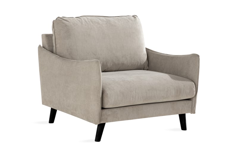 Trend Lyx Fåtölj - Beige/Svart - Möbler - Vardagsrum - Fåtöljer