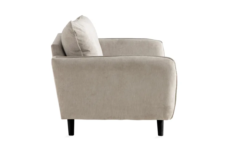 Trend Lyx Fåtölj - Beige/Svart - Möbler - Vardagsrum - Fåtöljer