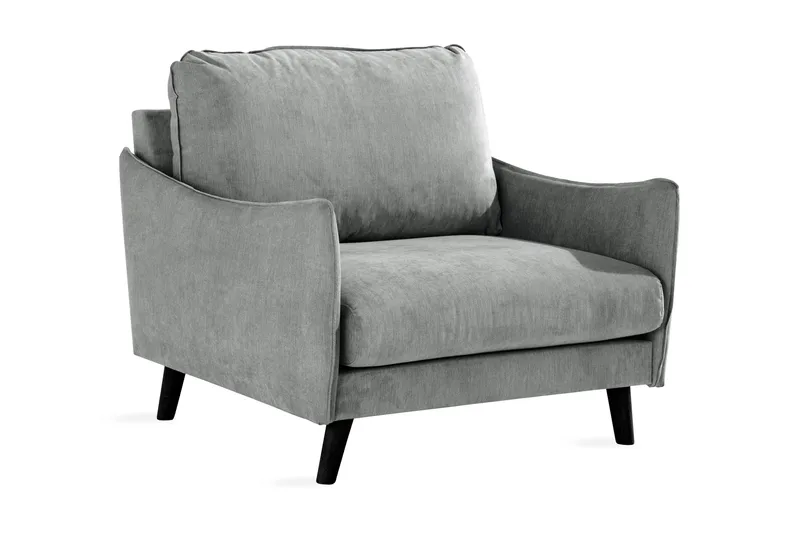 Trend Lyx Fåtölj, Grå/Svart