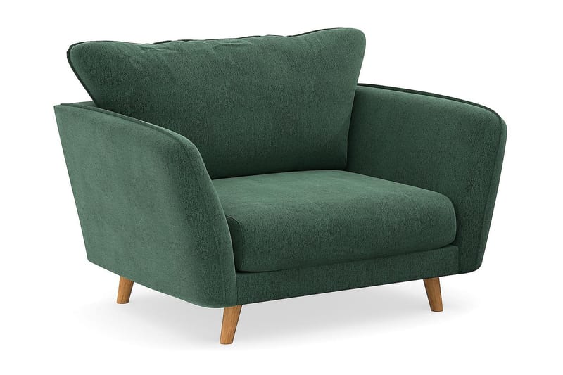 Trend Lyx Fåtölj - Grön Sammet - Möbler - Vardagsrum - Fåtöljer