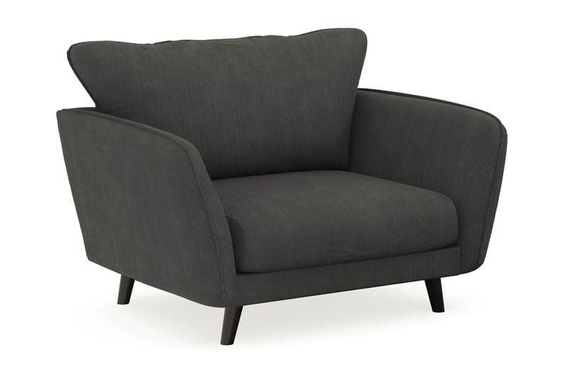 Trend Lyx Fåtölj - Mörkgrå Manchester - Möbler - Vardagsrum - Fåtöljer