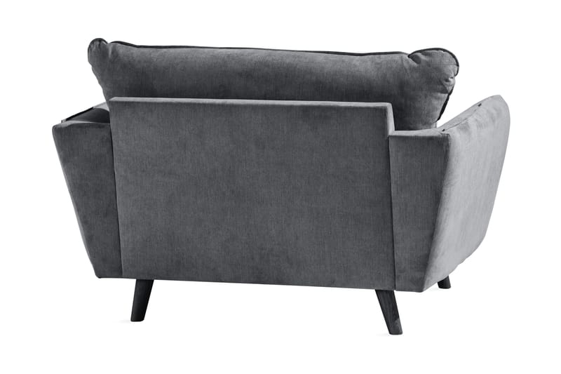 Trend Lyx Fåtölj - Mörkgrå/Svart - Möbler - Vardagsrum - Fåtöljer