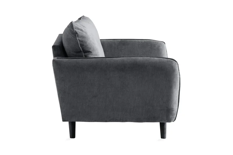 Trend Lyx Fåtölj - Mörkgrå/Svart - Möbler - Vardagsrum - Fåtöljer