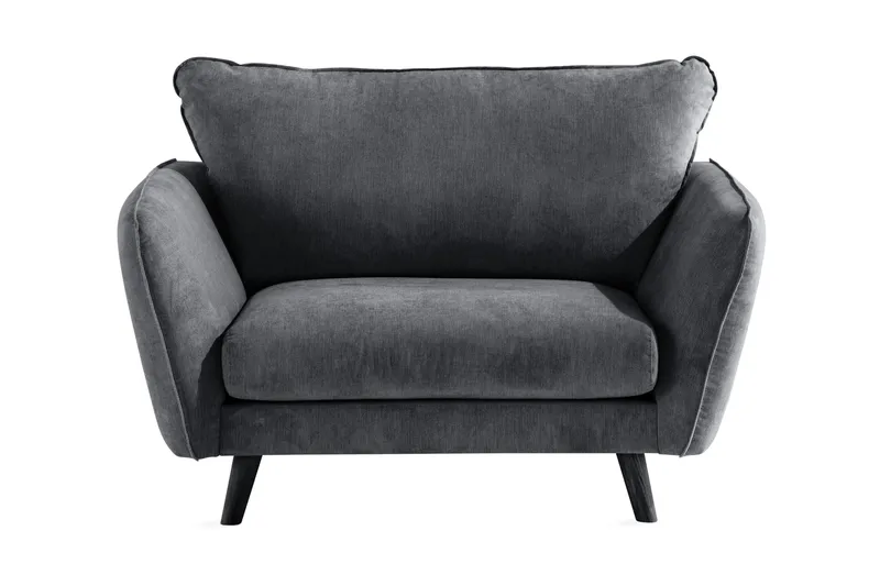 Trend Lyx Fåtölj - Mörkgrå/Svart - Möbler - Vardagsrum - Fåtöljer