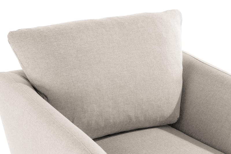 Trend Soffgrupp Fåtölj med Fotpall - Beige - Möbler - Vardagsrum - Fåtöljer