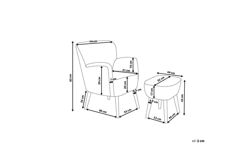 Tumba Fåtölj - Beige - Möbler - Vardagsrum - Fåtöljer