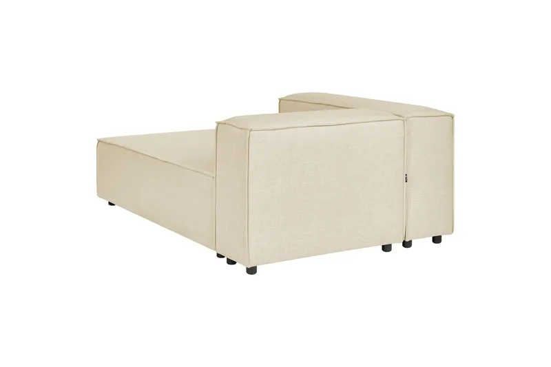 Tunda Schäslong 119 cm Höger - Beige/Svart - Möbler - Vardagsrum - Fåtöljer - Schäslongfåtöljer & divanfåtöljer