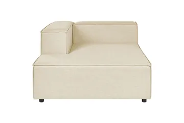 Tunda Schäslong 119 cm Höger - Beige/Svart - Möbler - Vardagsrum - Fåtöljer - Schäslongfåtöljer & divanfåtöljer