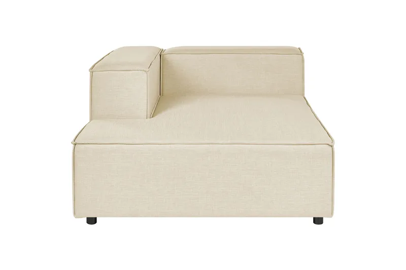 Tunda Schäslong 119 cm Höger - Beige/Svart - Möbler - Vardagsrum - Fåtöljer - Schäslongfåtöljer & divanfåtöljer