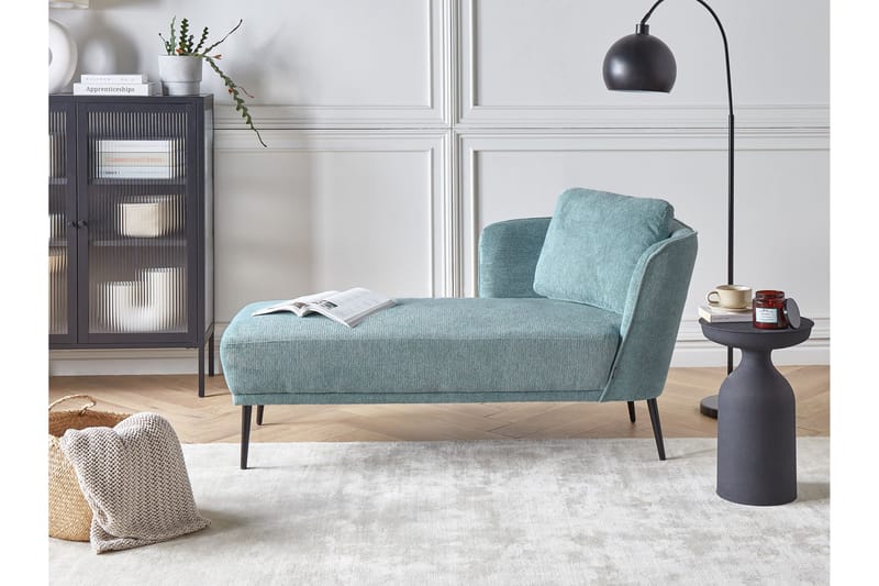 Uklund Schäslong 148 cm Höger - Blå/Svart - Möbler - Vardagsrum - Fåtöljer - Schäslongfåtöljer & divanfåtöljer