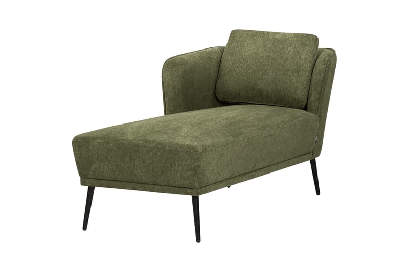 Uklund Schäslong 148 cm Höger - Svart/Grön - Möbler - Vardagsrum - Fåtöljer - Schäslongfåtöljer & divanfåtöljer