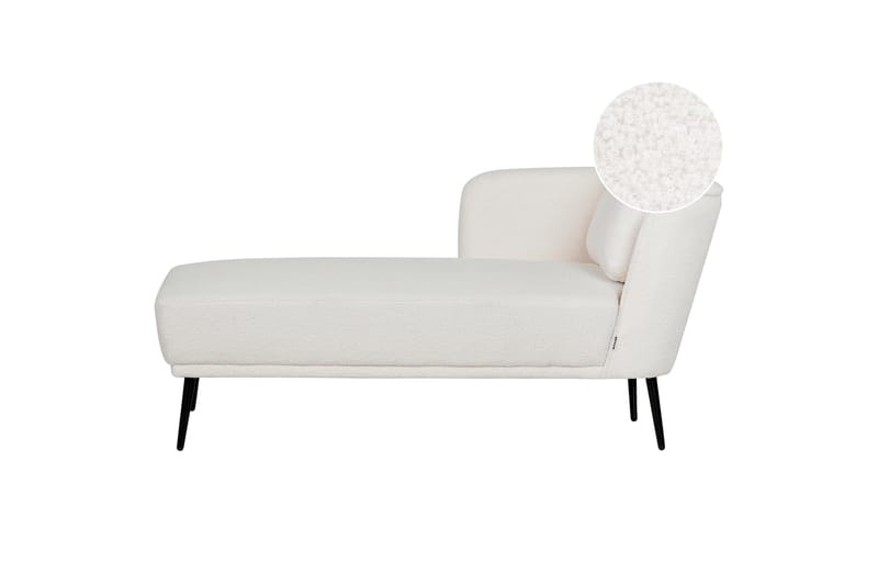 Uklund Schäslong 148 cm Höger - Svart/Vit - Möbler - Vardagsrum - Fåtöljer - Schäslongfåtöljer & divanfåtöljer