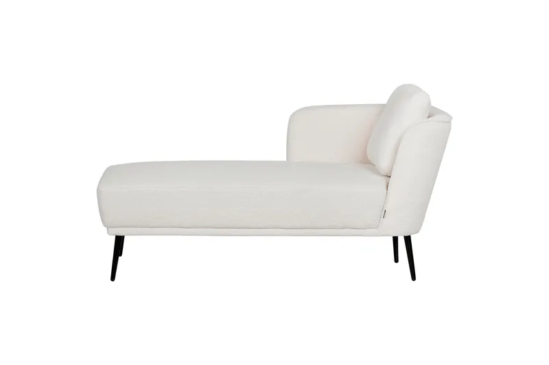 Uklund Schäslong 148 cm Höger, Svart/Vit