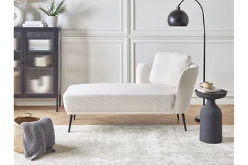 Uklund Schäslong 148 cm Höger - Svart/Vit - Möbler - Vardagsrum - Fåtöljer - Schäslongfåtöljer & divanfåtöljer