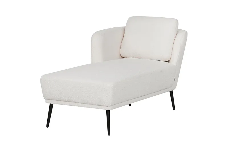 Uklund Schäslong 148 cm Höger - Svart/Vit - Möbler - Vardagsrum - Fåtöljer - Schäslongfåtöljer & divanfåtöljer