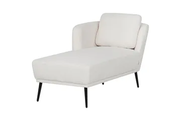 Uklund Schäslong 148 cm Höger - Svart/Vit - Möbler - Vardagsrum - Fåtöljer - Schäslongfåtöljer & divanfåtöljer