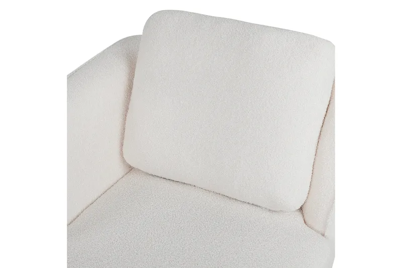 Uklund Schäslong 148 cm Höger - Svart/Vit - Möbler - Vardagsrum - Fåtöljer - Schäslongfåtöljer & divanfåtöljer