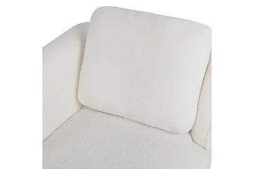 Uklund Schäslong 148 cm Höger - Svart/Vit - Möbler - Vardagsrum - Fåtöljer - Schäslongfåtöljer & divanfåtöljer