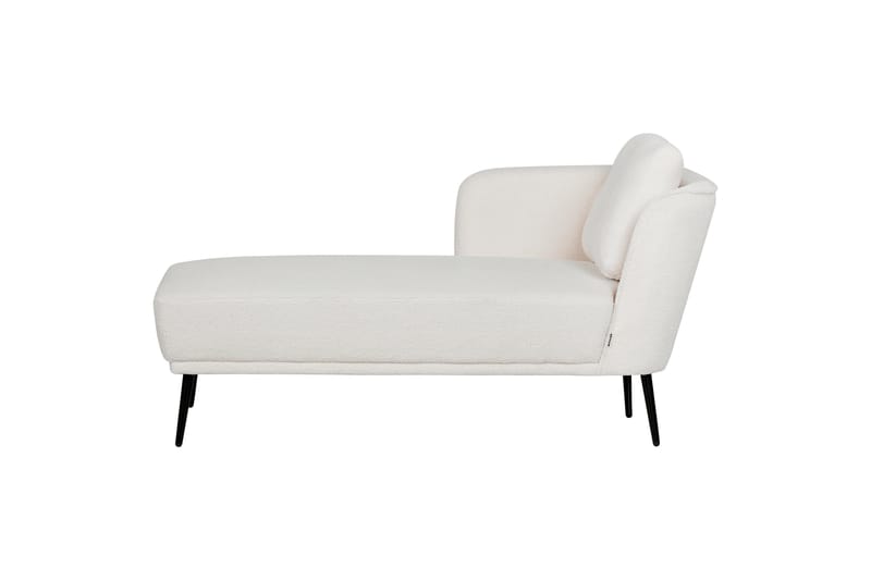 Uklund Schäslong 148 cm Höger - Svart/Vit - Möbler - Vardagsrum - Fåtöljer - Schäslongfåtöljer & divanfåtöljer