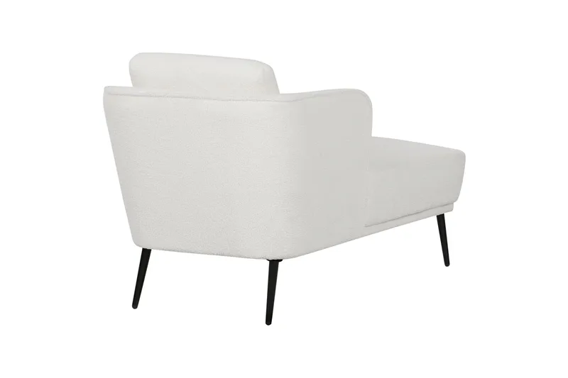 Uklund Schäslong 148 cm Höger - Svart/Vit - Möbler - Vardagsrum - Fåtöljer - Schäslongfåtöljer & divanfåtöljer