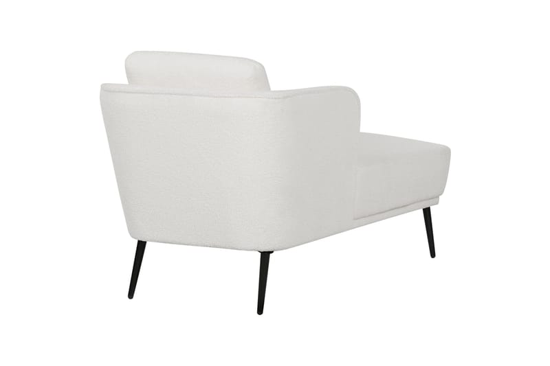 Uklund Schäslong 148 cm Höger - Svart/Vit - Möbler - Vardagsrum - Fåtöljer - Schäslongfåtöljer & divanfåtöljer