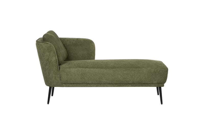 Uklund Schäslong 148 cm Vänster - Svart/Grön - Möbler - Vardagsrum - Fåtöljer - Schäslongfåtöljer & divanfåtöljer