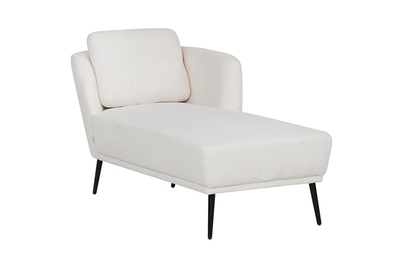 Uklund Schäslong 148 cm Vänster - Svart/Vit - Möbler - Vardagsrum - Fåtöljer - Schäslongfåtöljer & divanfåtöljer