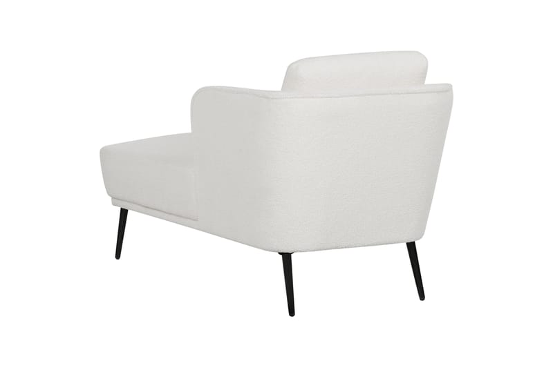 Uklund Schäslong 148 cm Vänster - Svart/Vit - Möbler - Vardagsrum - Fåtöljer - Schäslongfåtöljer & divanfåtöljer