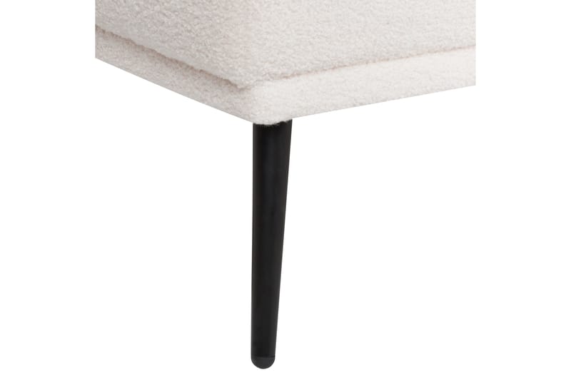Uklund Schäslong 148 cm Vänster - Svart/Vit - Möbler - Vardagsrum - Fåtöljer - Schäslongfåtöljer & divanfåtöljer