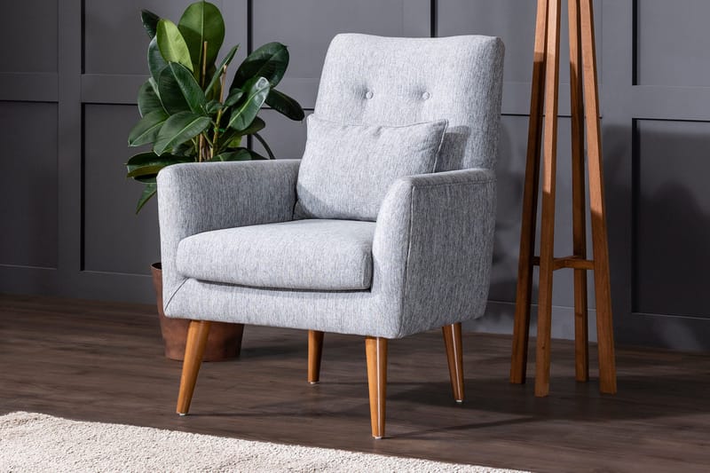 Unique Design Fåtölj - Grå - Möbler - Vardagsrum - Fåtöljer