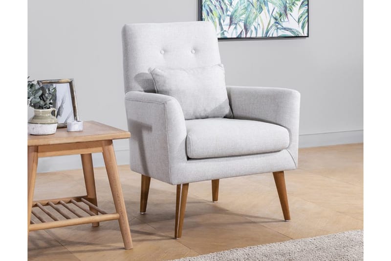 Unique Design Fåtölj - Grå/Beige - Möbler - Vardagsrum - Fåtöljer