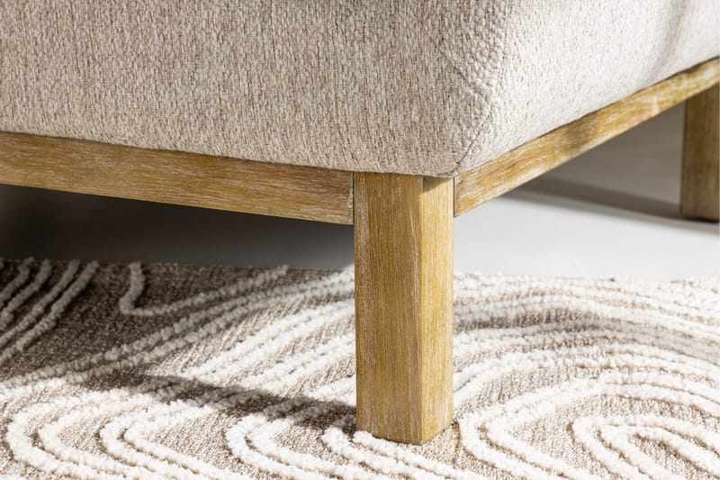 Vanlig fåtölj med armstöd Venture Home Olympos Fåtölj Beige - Möbler - Vardagsrum - Fåtöljer