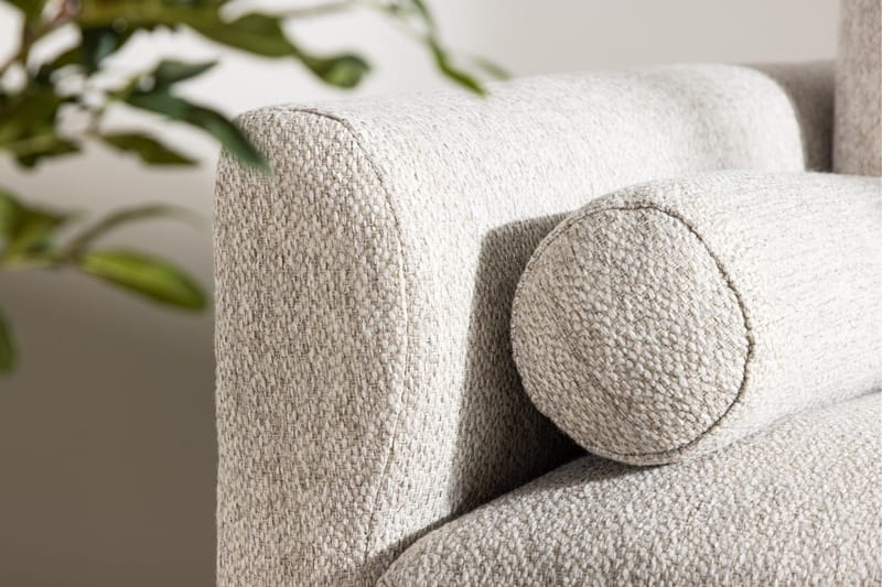 Vanlig fåtölj med armstöd Venture Home Olympos Fåtölj Beige - Möbler - Vardagsrum - Fåtöljer