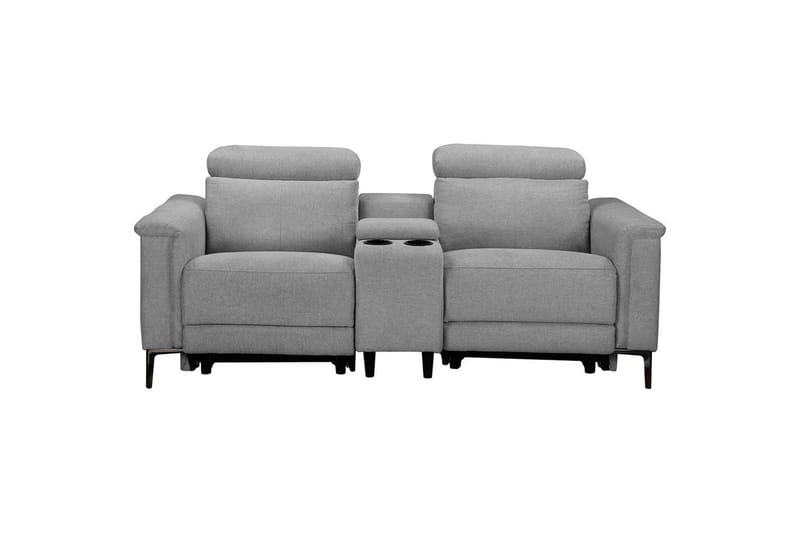 Vanlig liggfåtölj Loft24 Dubbel recliner stol Loft24 Lund Grey 100% polyester - Möbler - Vardagsrum - Soffor - Reclinersoffor & Biosoffor