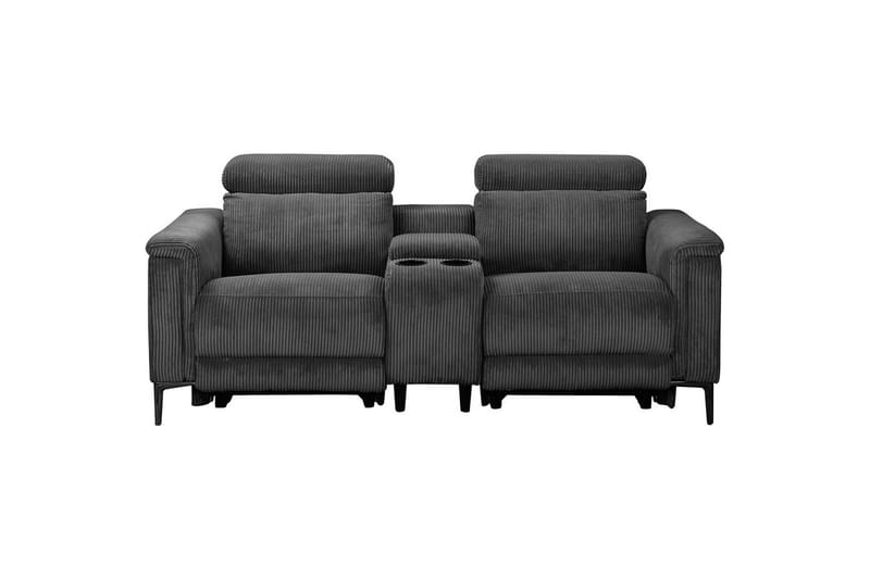 Vanlig liggfåtölj Loft24 Dubbel recliner stol Loft24 Lund Grey1 100% polyester - Möbler - Vardagsrum - Soffor - Reclinersoffor & Biosoffor