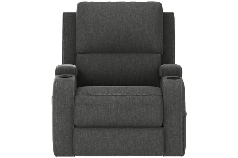Vanlig liggfåtölj Loft24 Reclinerstol Loft24 Dallas Grey Belfast fabric - Möbler - Vardagsrum - Fåtöljer - Biofåtöljer & reclinerfåtöljer