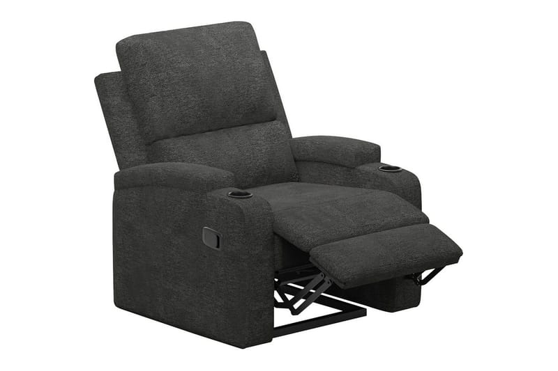 Vanlig liggfåtölj Loft24 Reclinerstol Loft24 Dallas Grey Belfast fabric - Möbler - Vardagsrum - Fåtöljer - Biofåtöljer & reclinerfåtöljer
