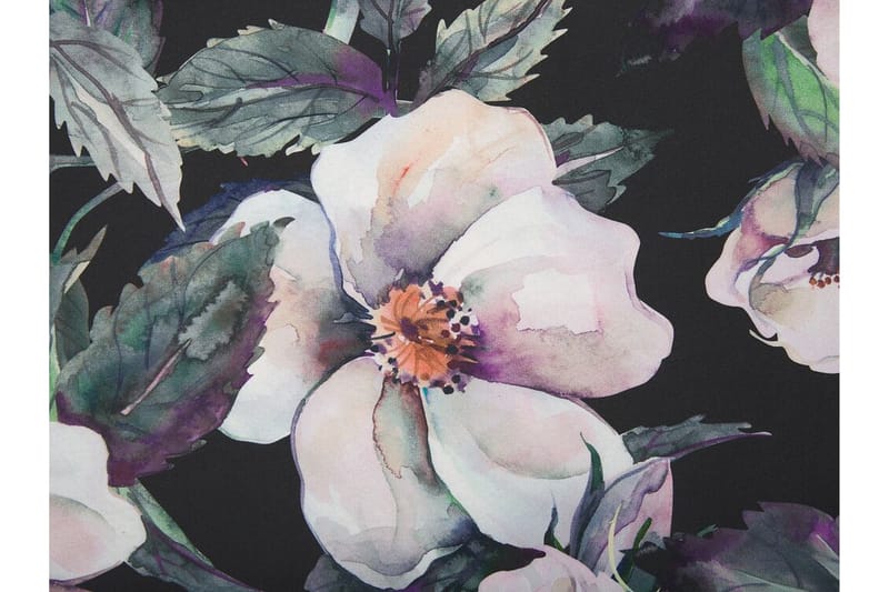 VARMING Fåtölj Blommig Svart - Möbler - Vardagsrum - Fåtöljer