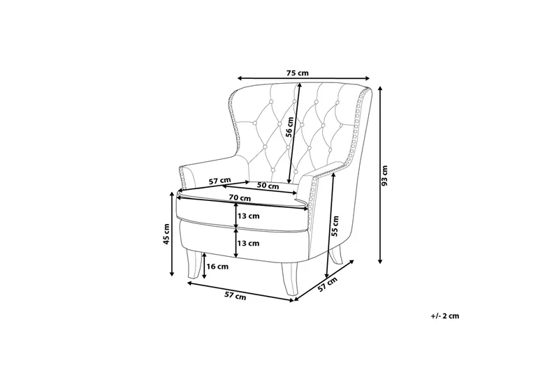 Viborg Ii Fåtölj - Grå - Möbler - Vardagsrum - Fåtöljer