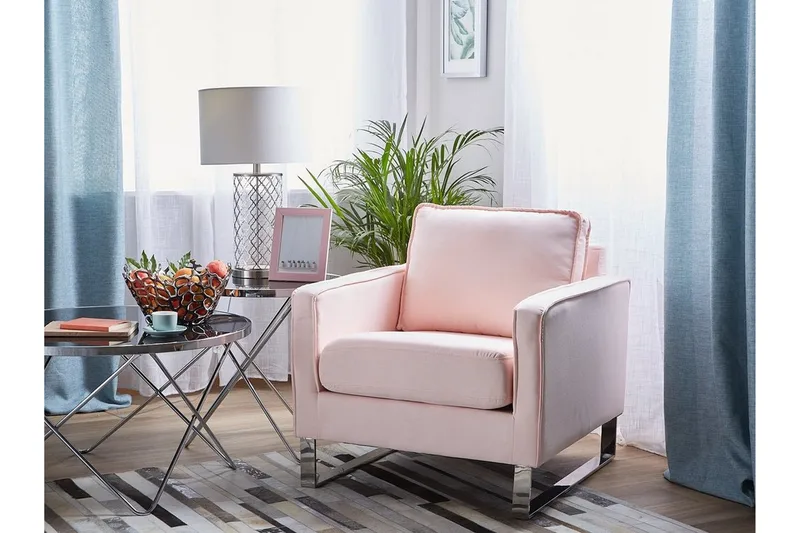 Vind Fåtölj - Rosa - Möbler - Vardagsrum - Fåtöljer