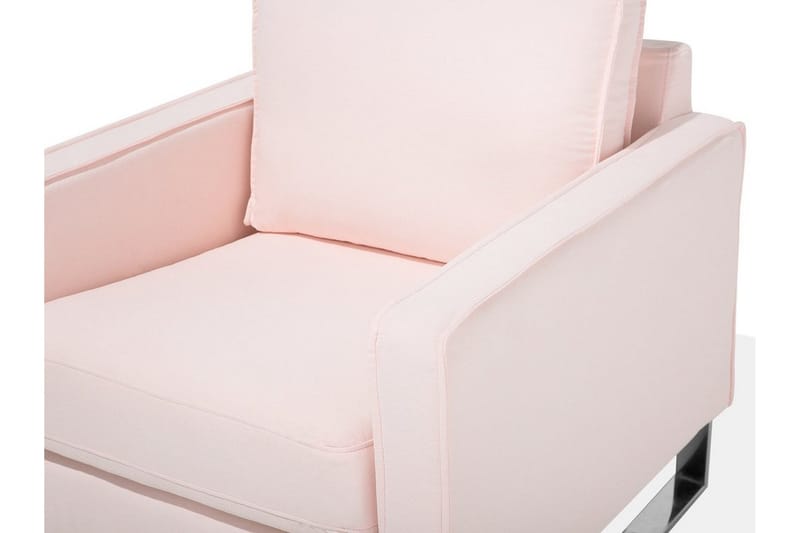Vind Modern Fåtölj i Tyg - Rosa - Möbler - Vardagsrum - Fåtöljer