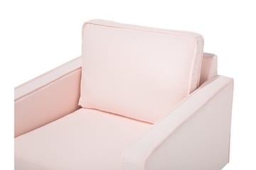 Vind Modern Fåtölj i Tyg - Rosa - Möbler - Vardagsrum - Fåtöljer